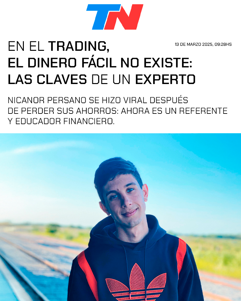 Nicanor Persano se hizo viral después de perder sus ahorros: ahora es un referente y educador financiero
